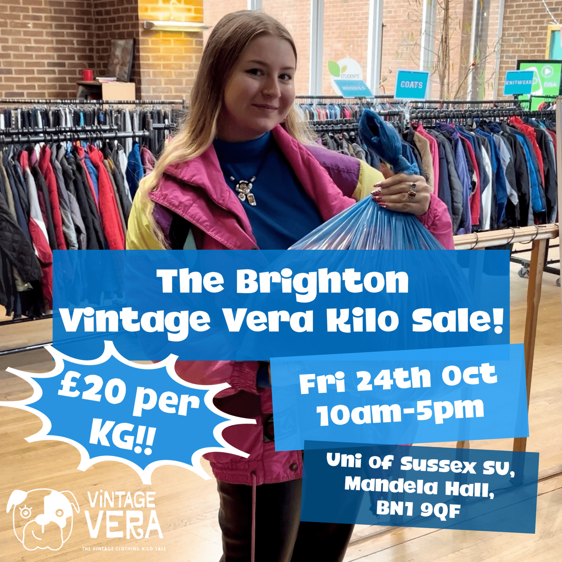 Brighton - Vintage Kilo Sale! 24th October - VintageVera