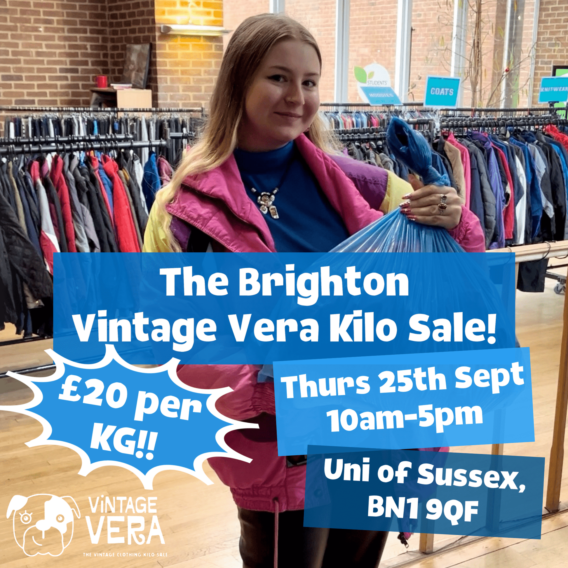 Brighton - Vintage Kilo Sale! 25th September - VintageVera