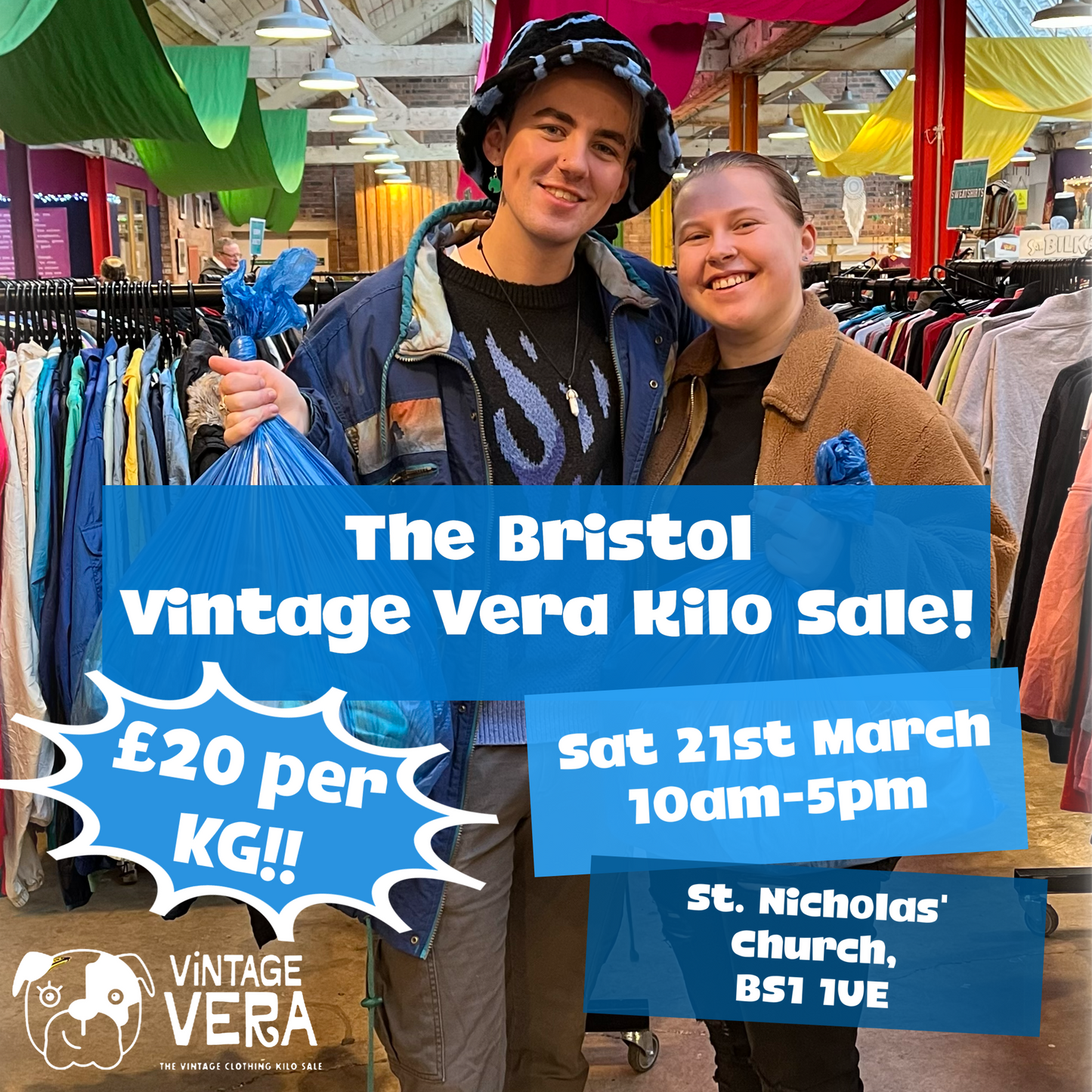 Bristol - Vintage Kilo Sale! 21st March - VintageVera