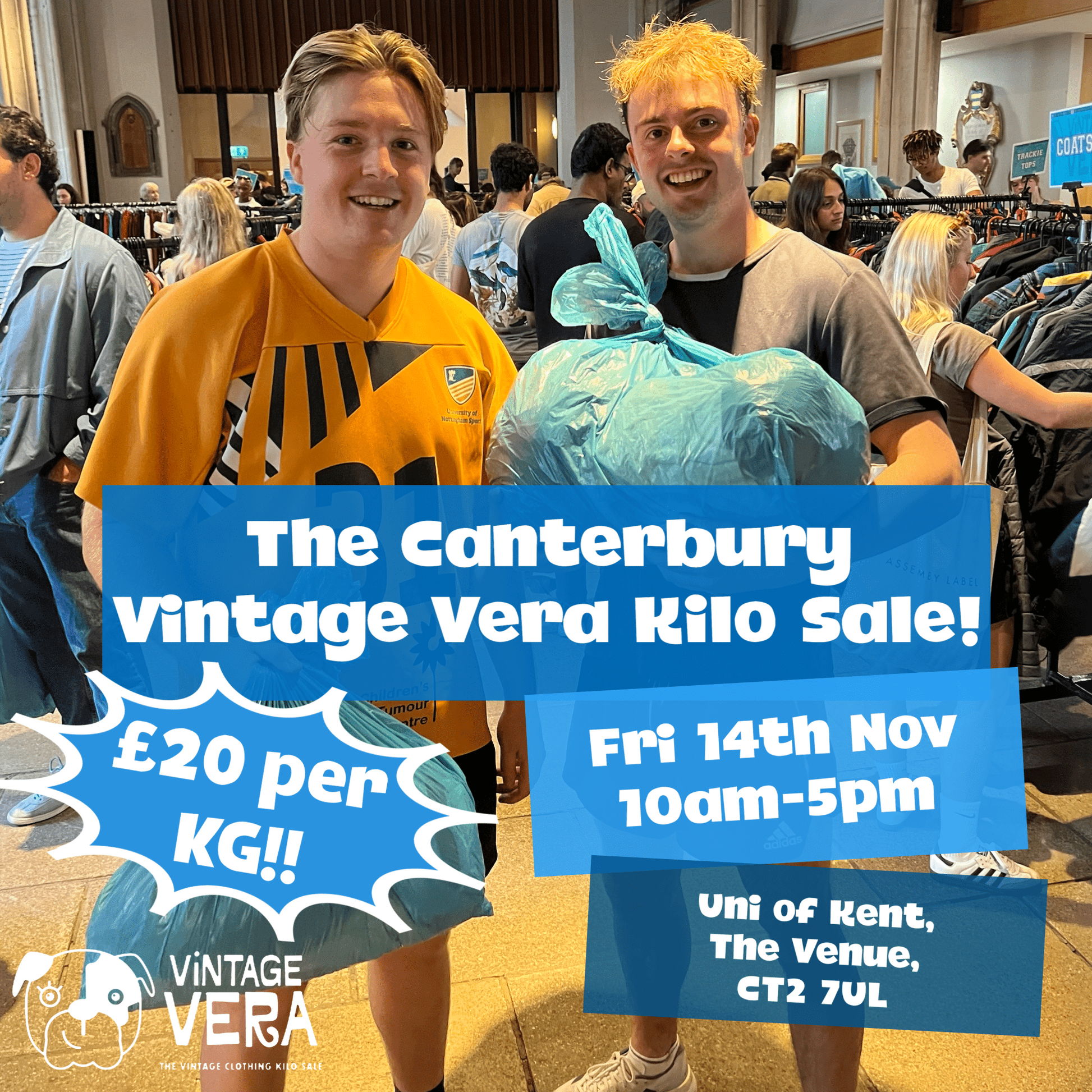 Canterbury - Vintage Kilo Sale! 14th November - VintageVera