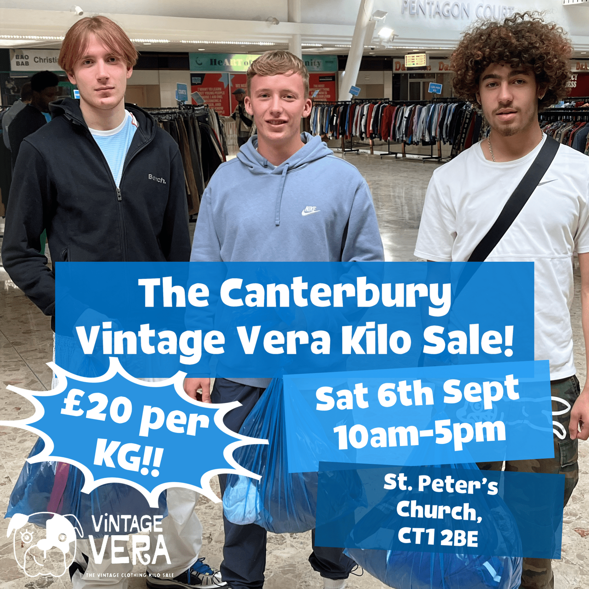 Canterbury - Vintage Kilo Sale! 6th September - VintageVera