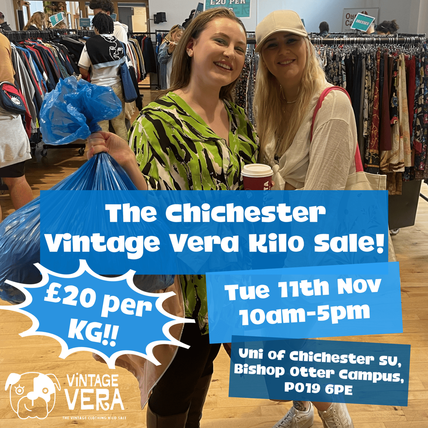 Chichester - Vintage Kilo Sale! 11th November - VintageVera