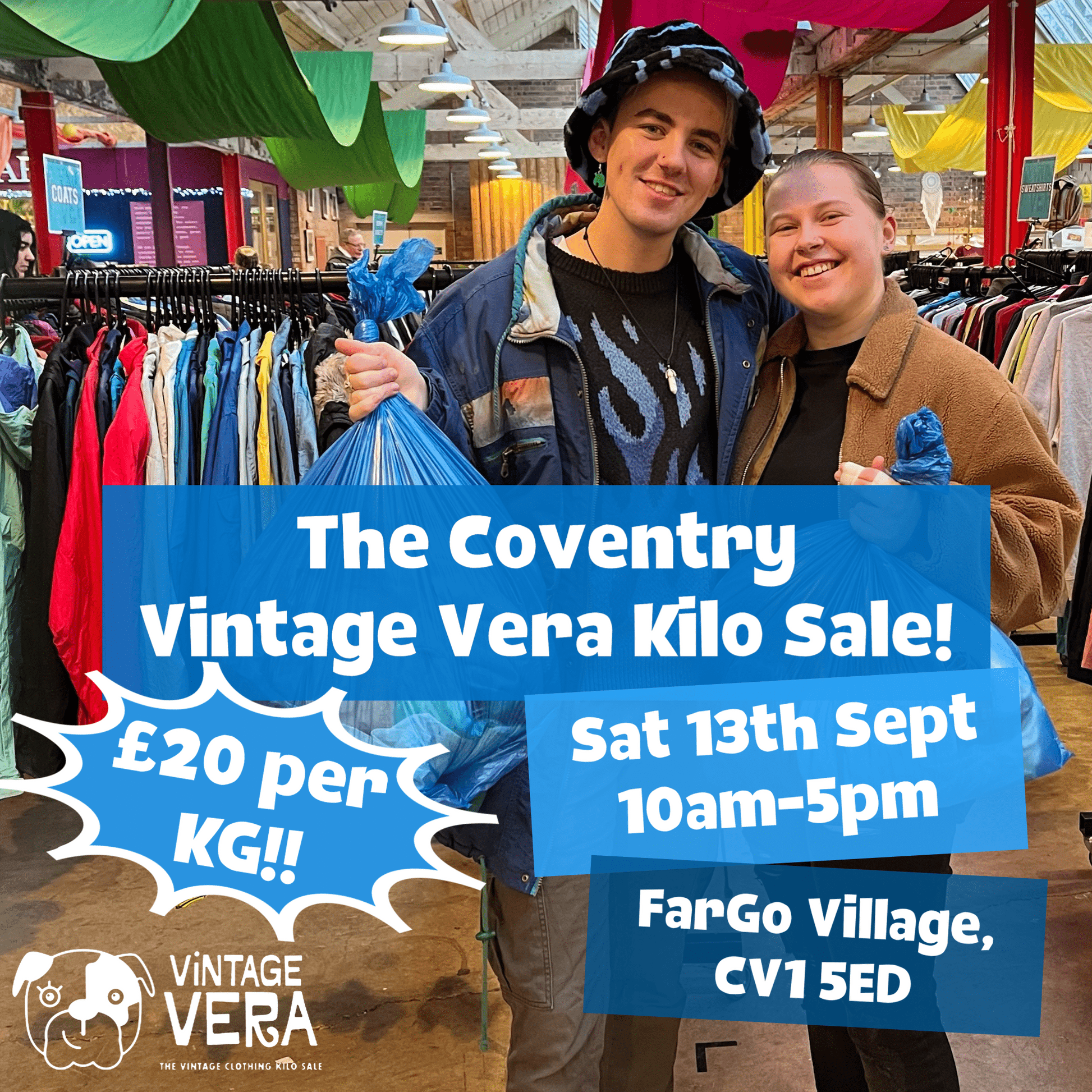 Coventry - Vintage Kilo Sale! 13th September - VintageVera