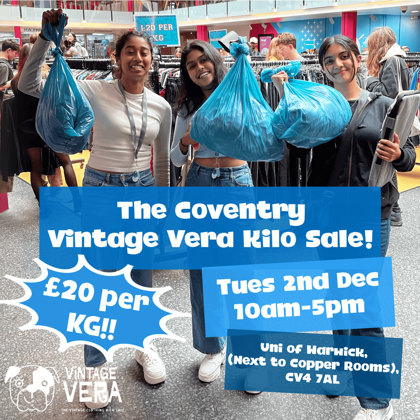 Coventry - Vintage Kilo Sale! 2nd December - VintageVera