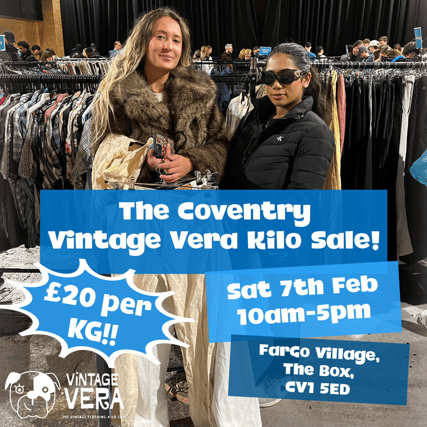 Coventry - Vintage Kilo Sale! 7th February - VintageVera