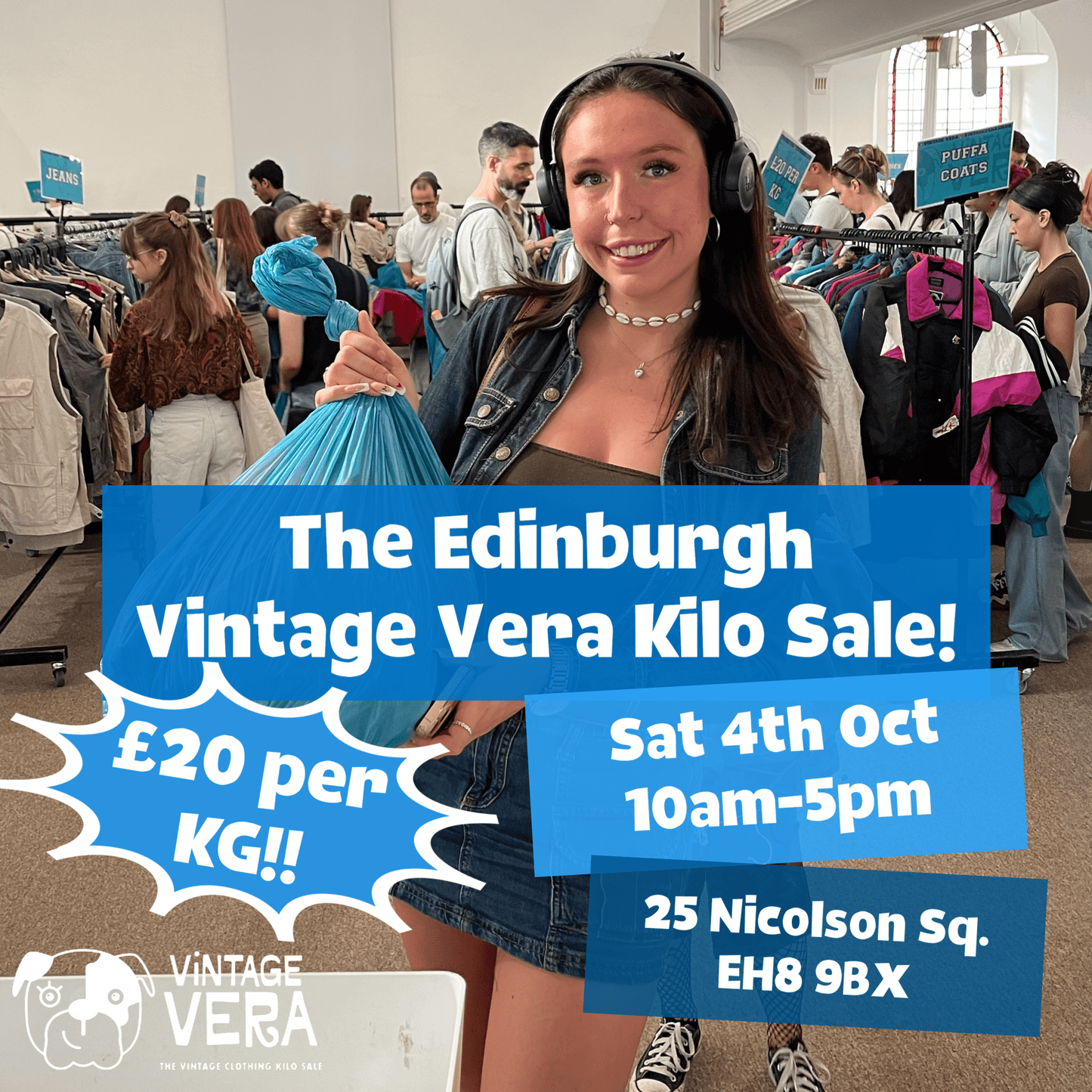 Edinburgh - Vintage Kilo Sale! 4th October - VintageVera