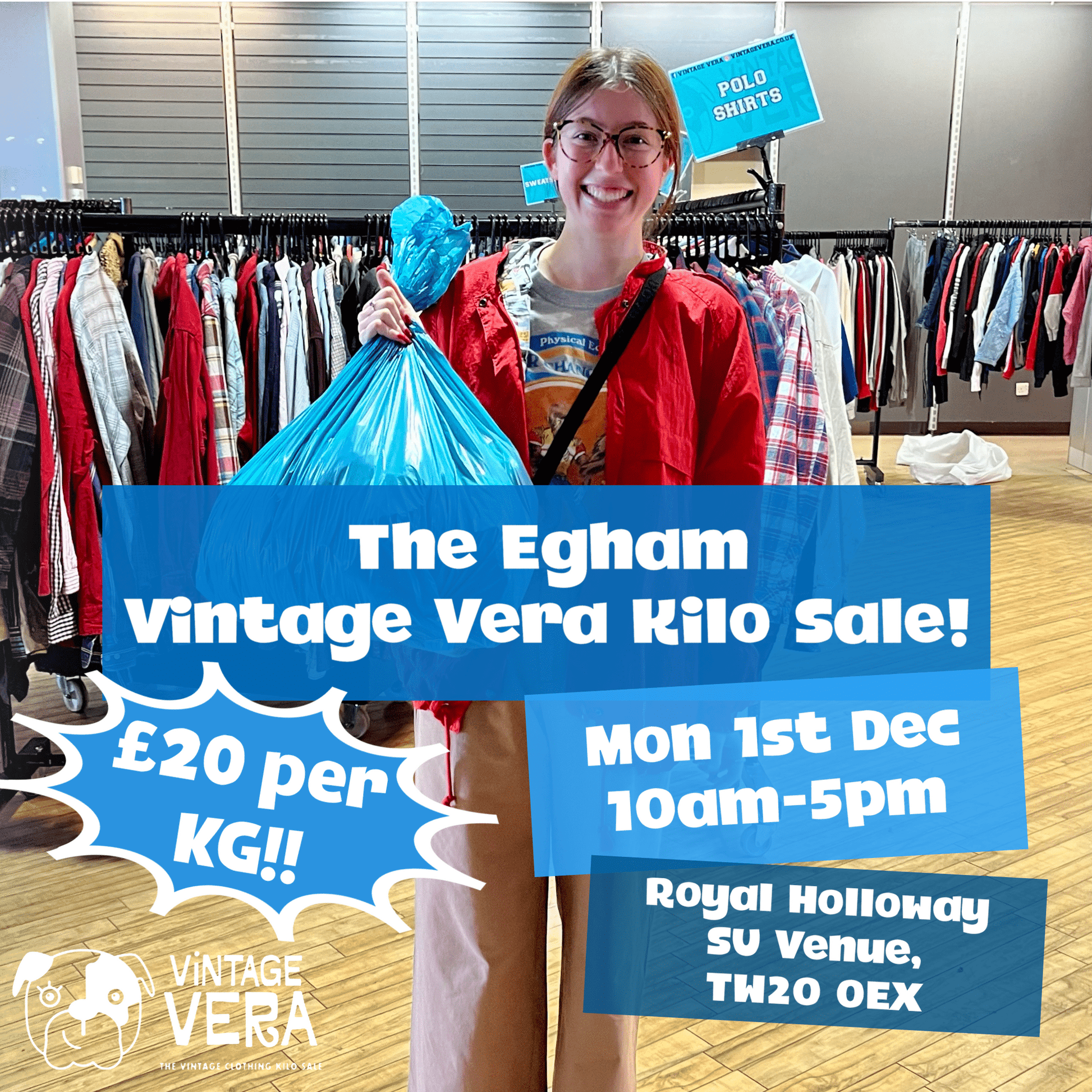 Egham - Vintage Kilo Sale! 1st December - VintageVera