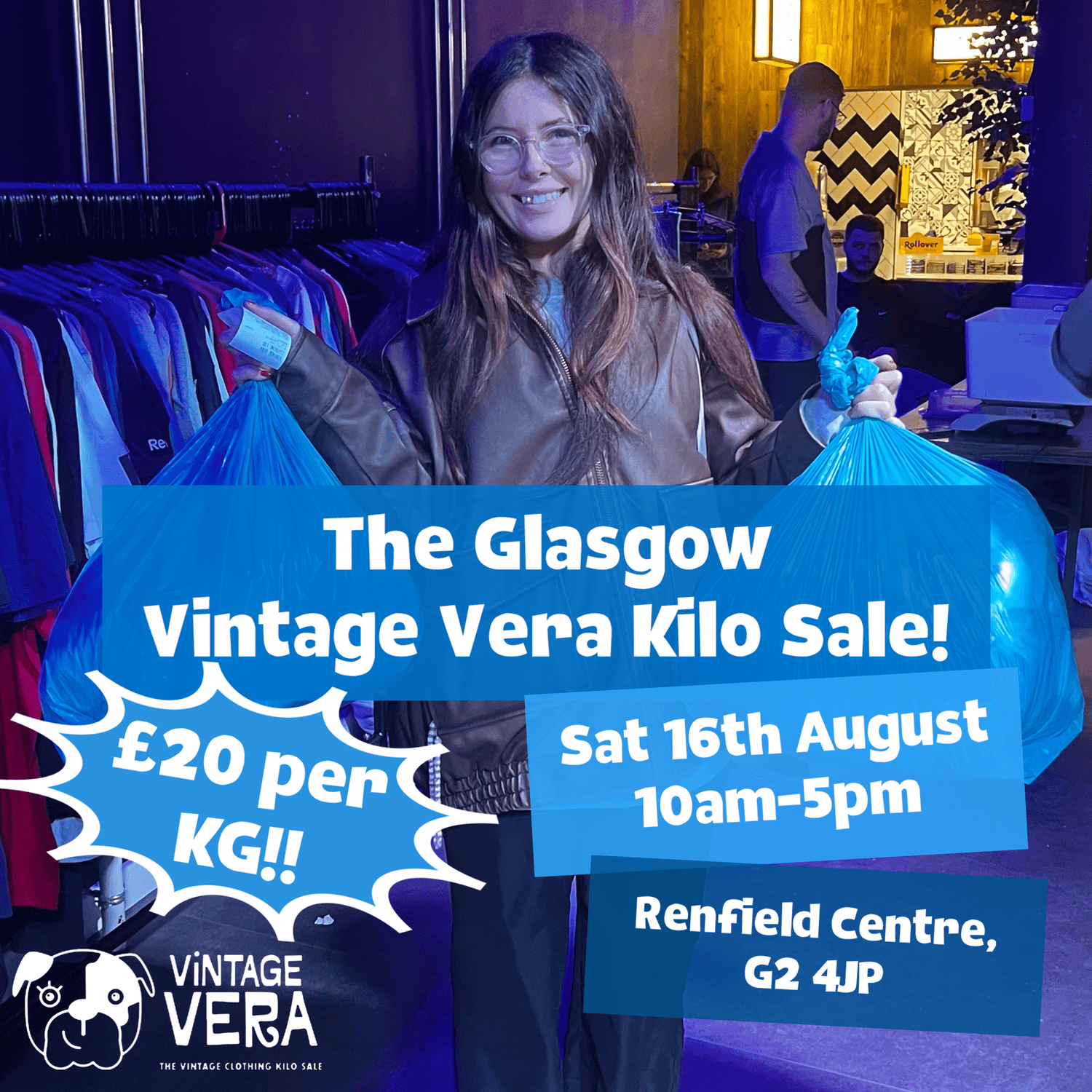 Glasgow - Vintage Kilo Sale! 16th August - VintageVera