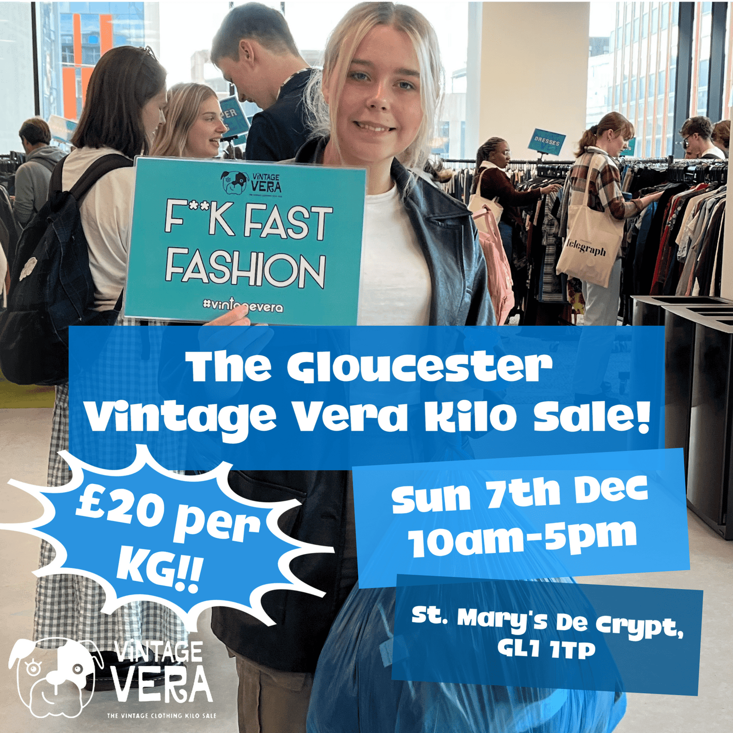 Gloucester - Vintage Kilo Sale! 7th December - VintageVera