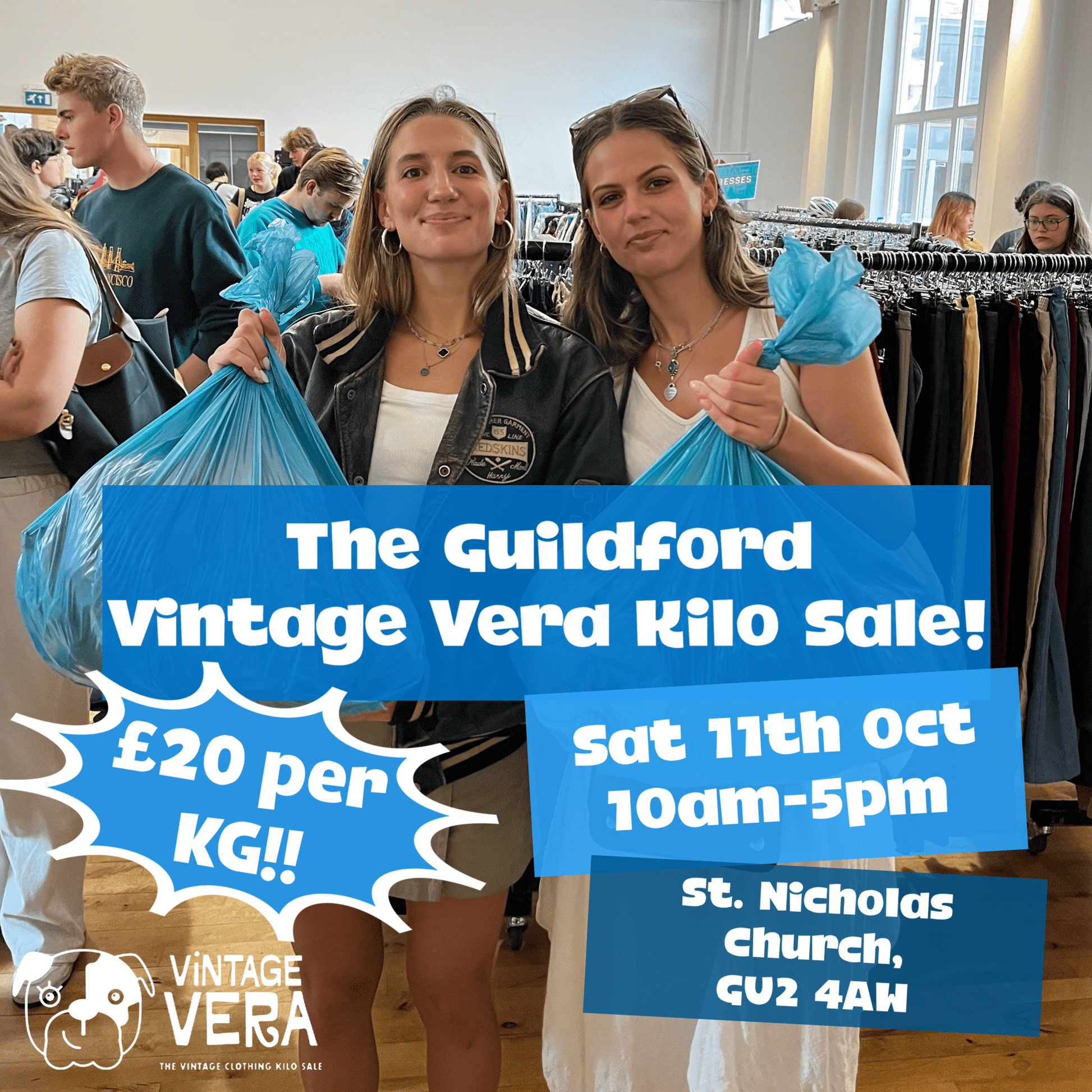 Guildford - Vintage Kilo Sale! 11th October - VintageVera