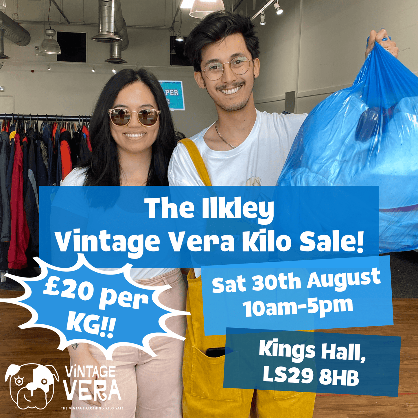 Ilkley - Vintage Kilo Sale! 30th August - VintageVera