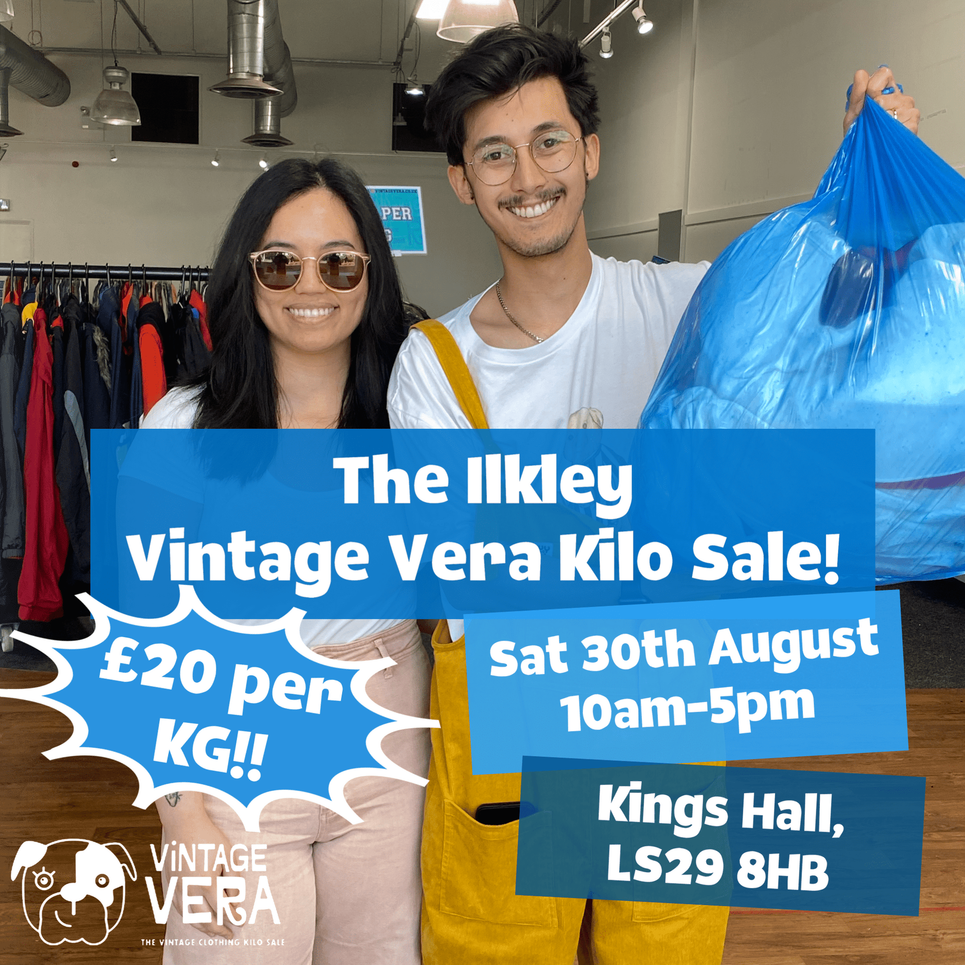 Ilkley - Vintage Kilo Sale! 30th August - VintageVera