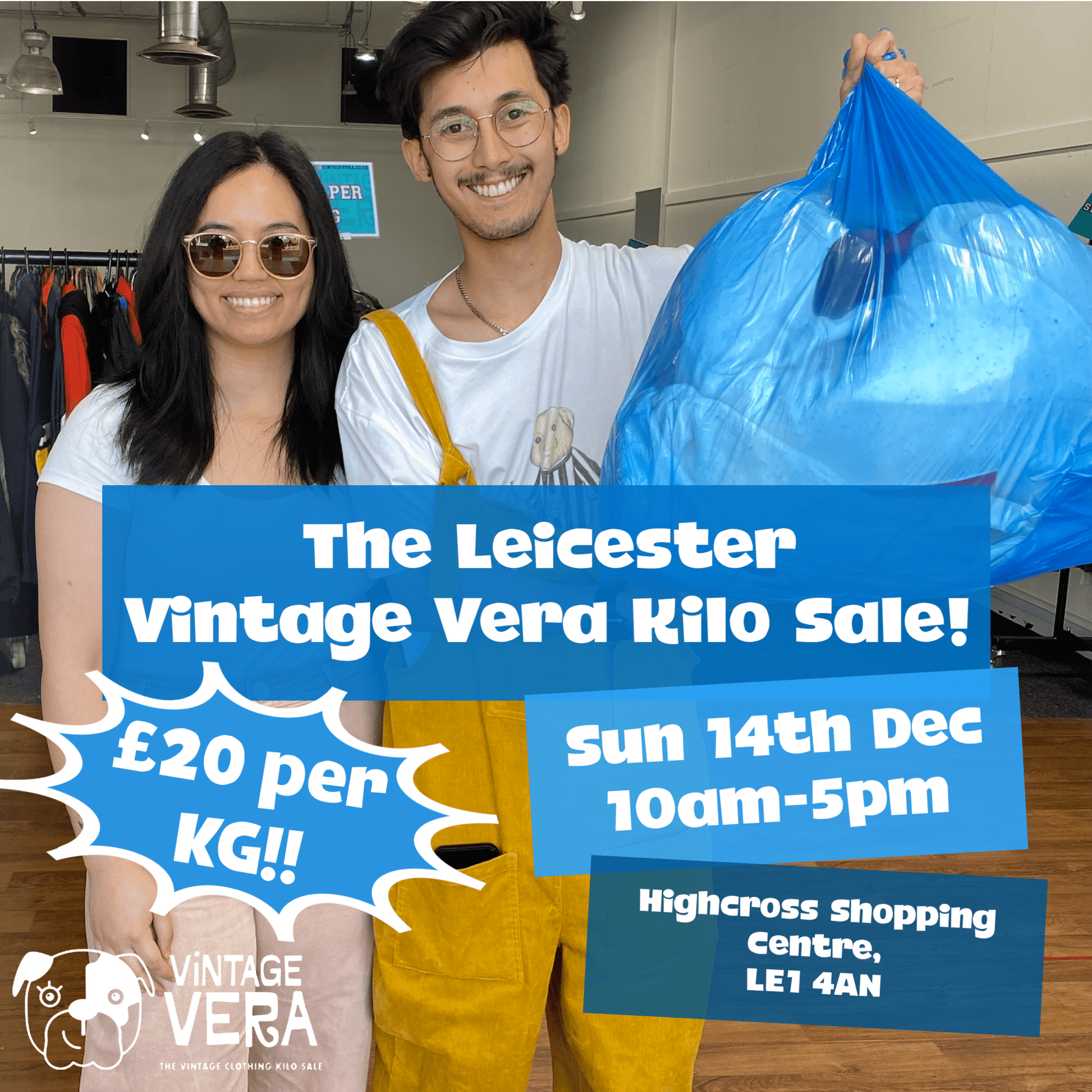 Leicester - Vintage Kilo Sale! 14th December - VintageVera