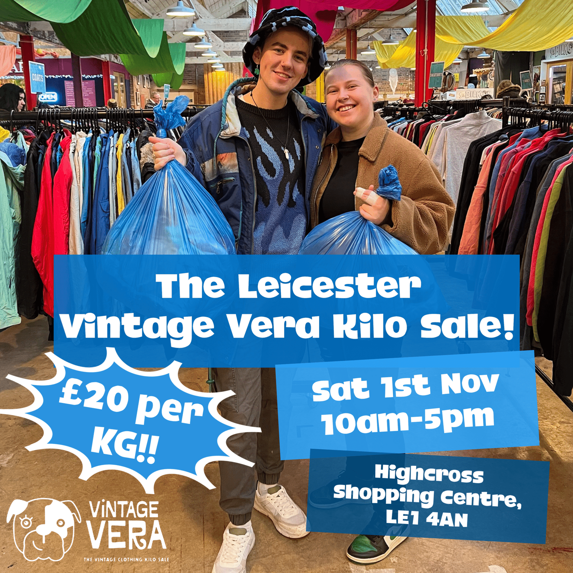 Leicester - Vintage Kilo Sale! 1st November - VintageVera