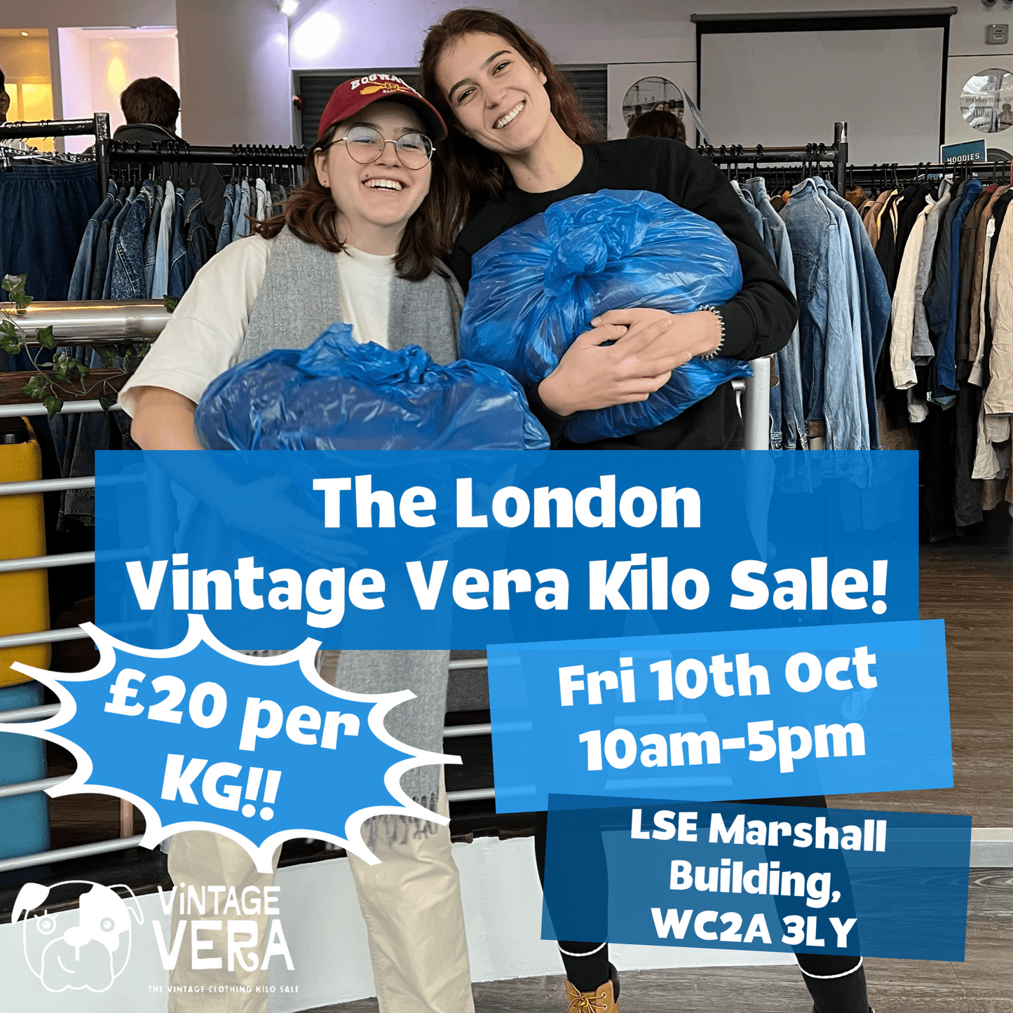 London - Vintage Kilo Sale! 10th October - VintageVera