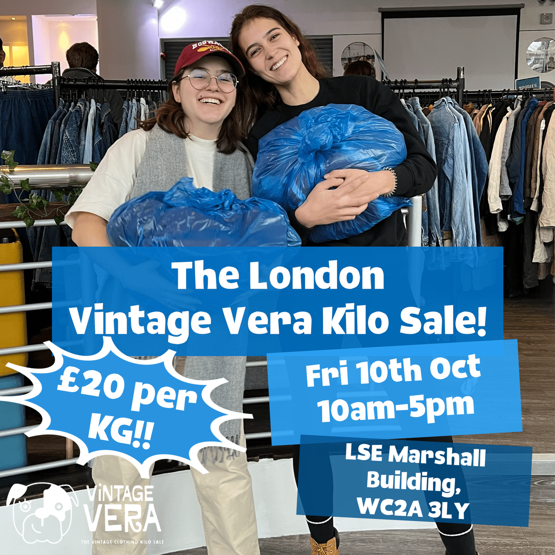 London - Vintage Kilo Sale! 10th October - VintageVera