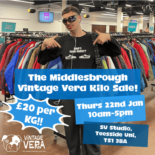 Middlesbrough - Vintage Kilo Sale! 22nd January - VintageVera