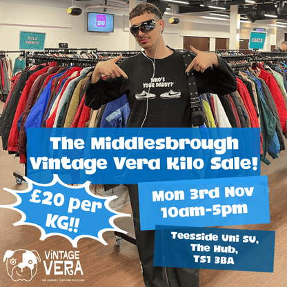 Middlesbrough - Vintage Kilo Sale! 3rd November - VintageVera