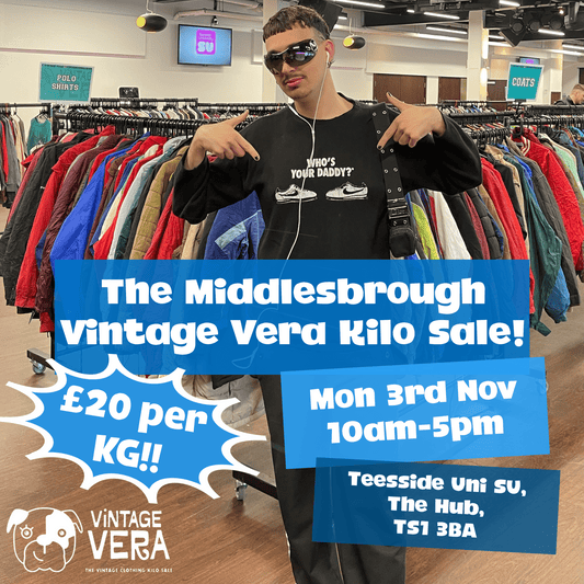 Middlesbrough - Vintage Kilo Sale! 3rd November - VintageVera