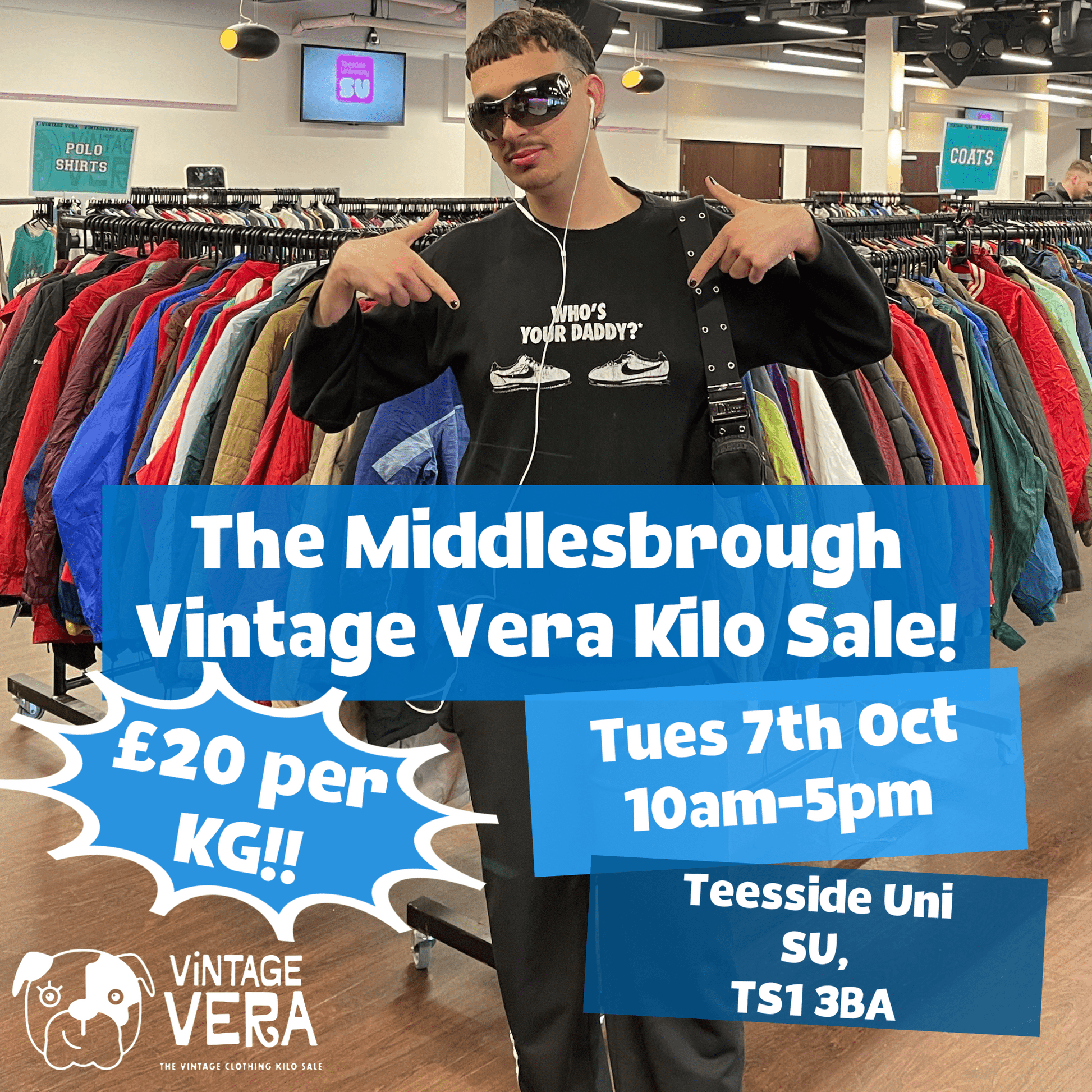Middlesbrough - Vintage Kilo Sale! 7th October - VintageVera