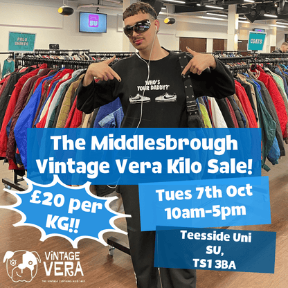 Middlesbrough - Vintage Kilo Sale! 7th October - VintageVera