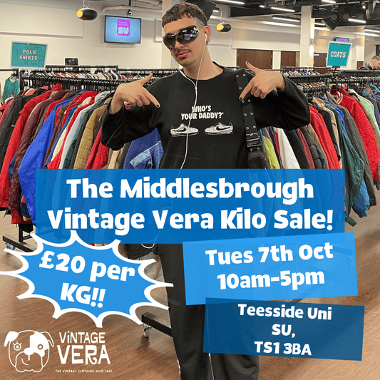 Middlesbrough - Vintage Kilo Sale! 7th October - VintageVera