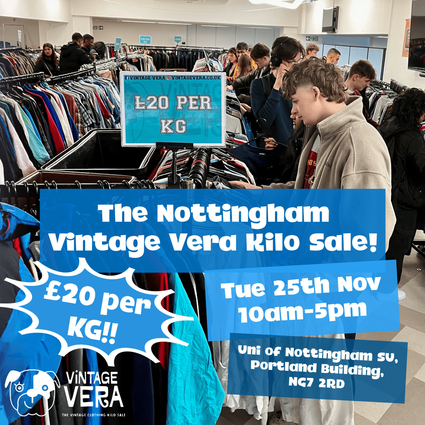 Nottingham - Vintage Kilo Sale! 25th November! - VintageVera