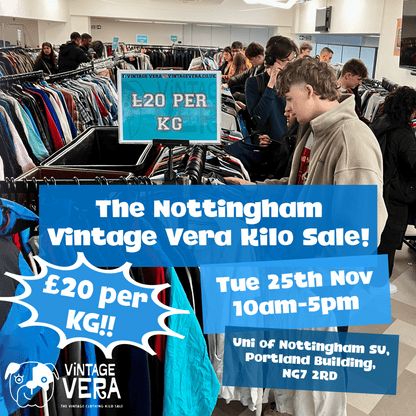 Nottingham - Vintage Kilo Sale! 25th November! - VintageVera