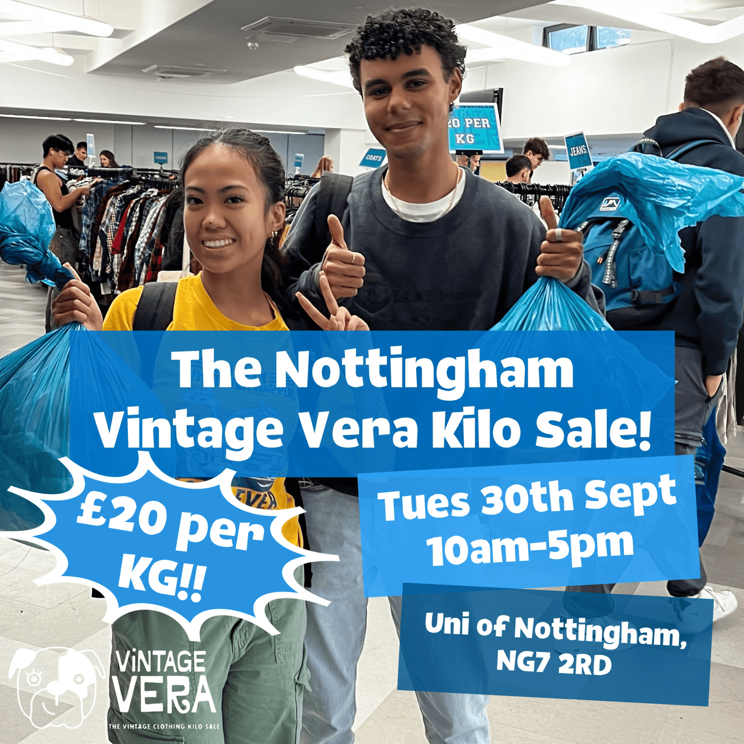Nottingham - Vintage Kilo Sale! 30th September - VintageVera
