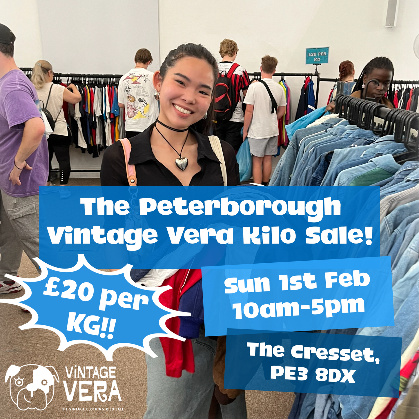 Peterborough - Vintage Kilo Sale! 1st February - VintageVera