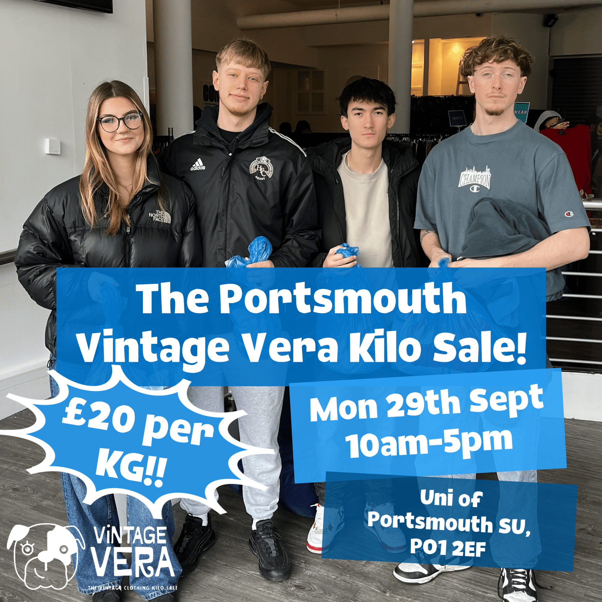 Portsmouth - Vintage Kilo Sale! 29th September - VintageVera