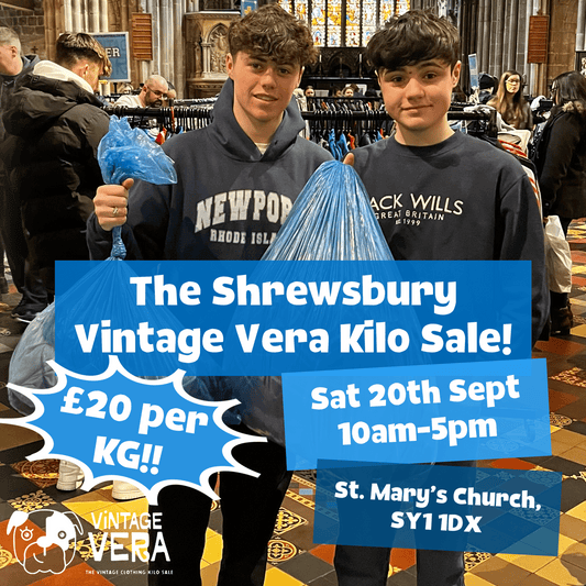 Shrewsbury - Vintage Kilo Sale! 20th September - VintageVera