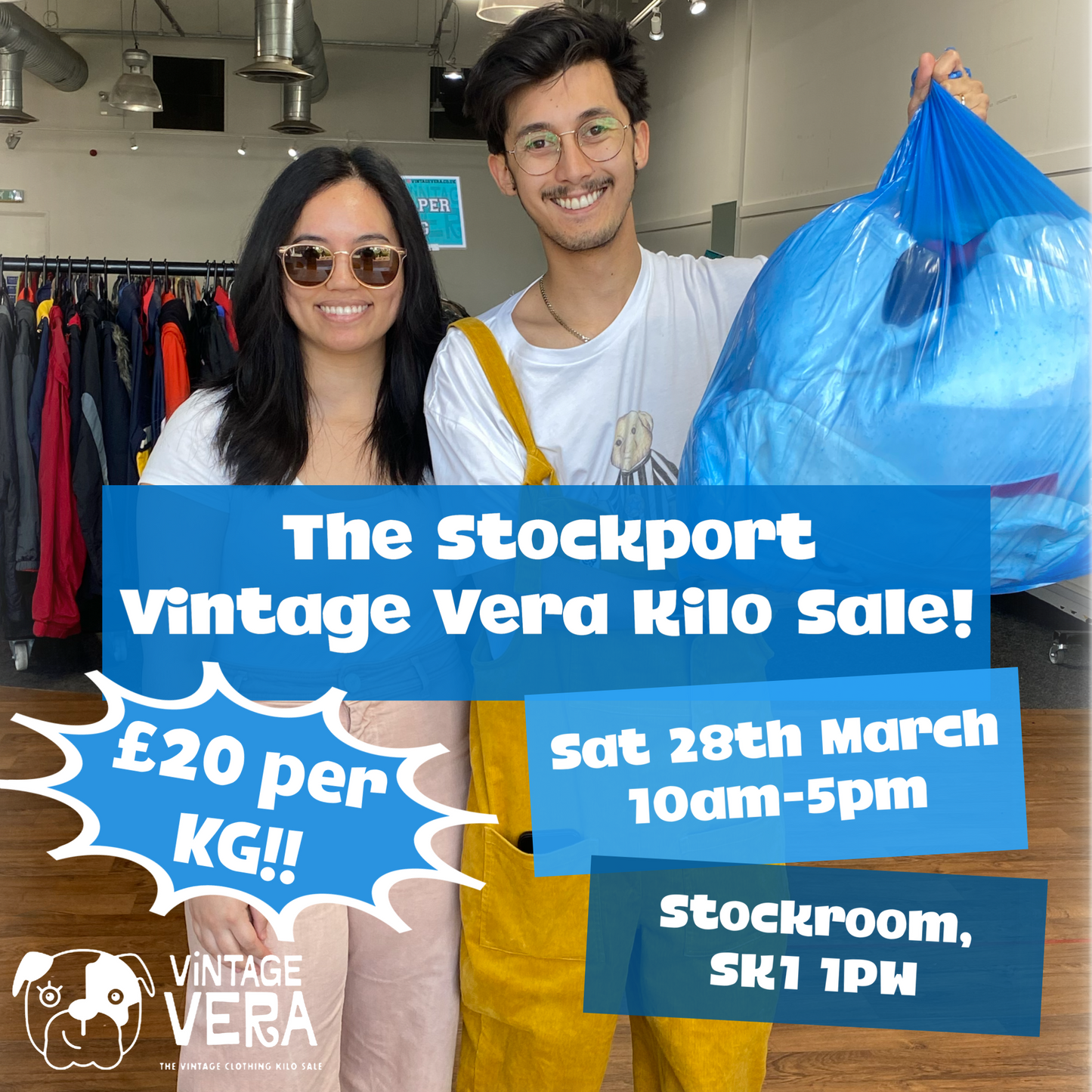 Stockport - Vintage Kilo Sale! 28th March - VintageVera