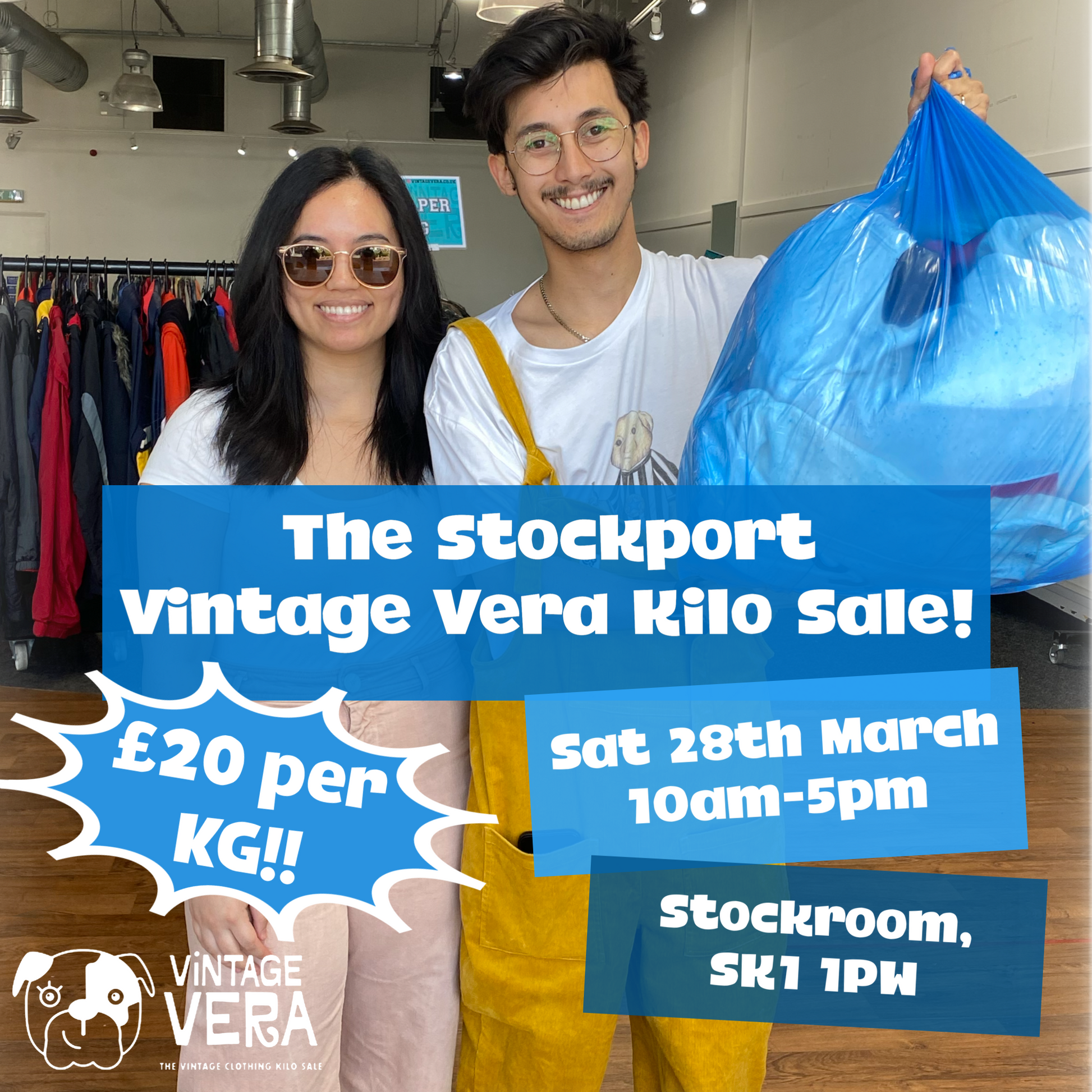 Stockport - Vintage Kilo Sale! 28th March - VintageVera