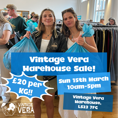 Wetherby - Warehouse Vintage Kilo Sale! 15th March - VintageVera