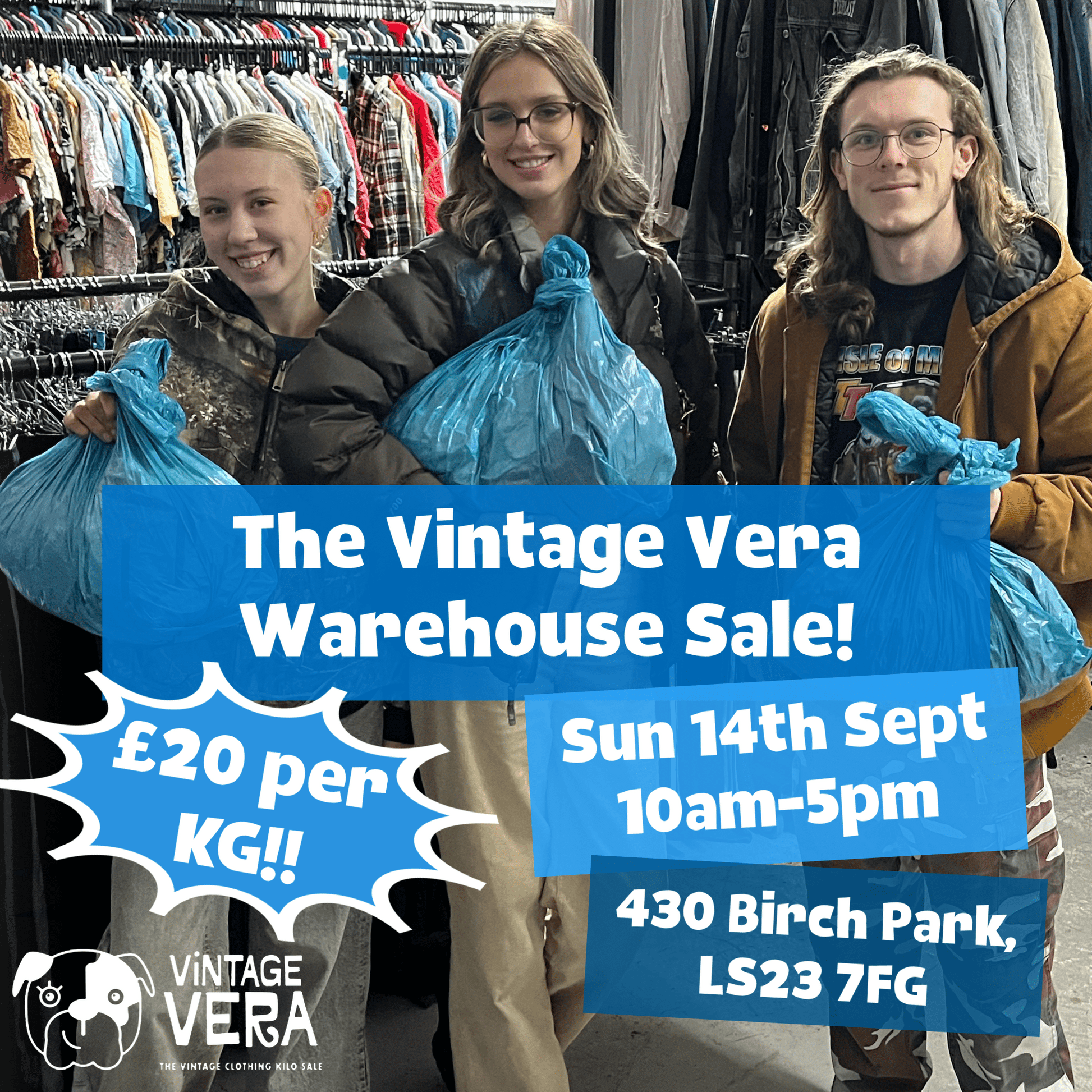 Wetherby - Warehouse Vintage Kilo Sale! 2nd March - VintageVera