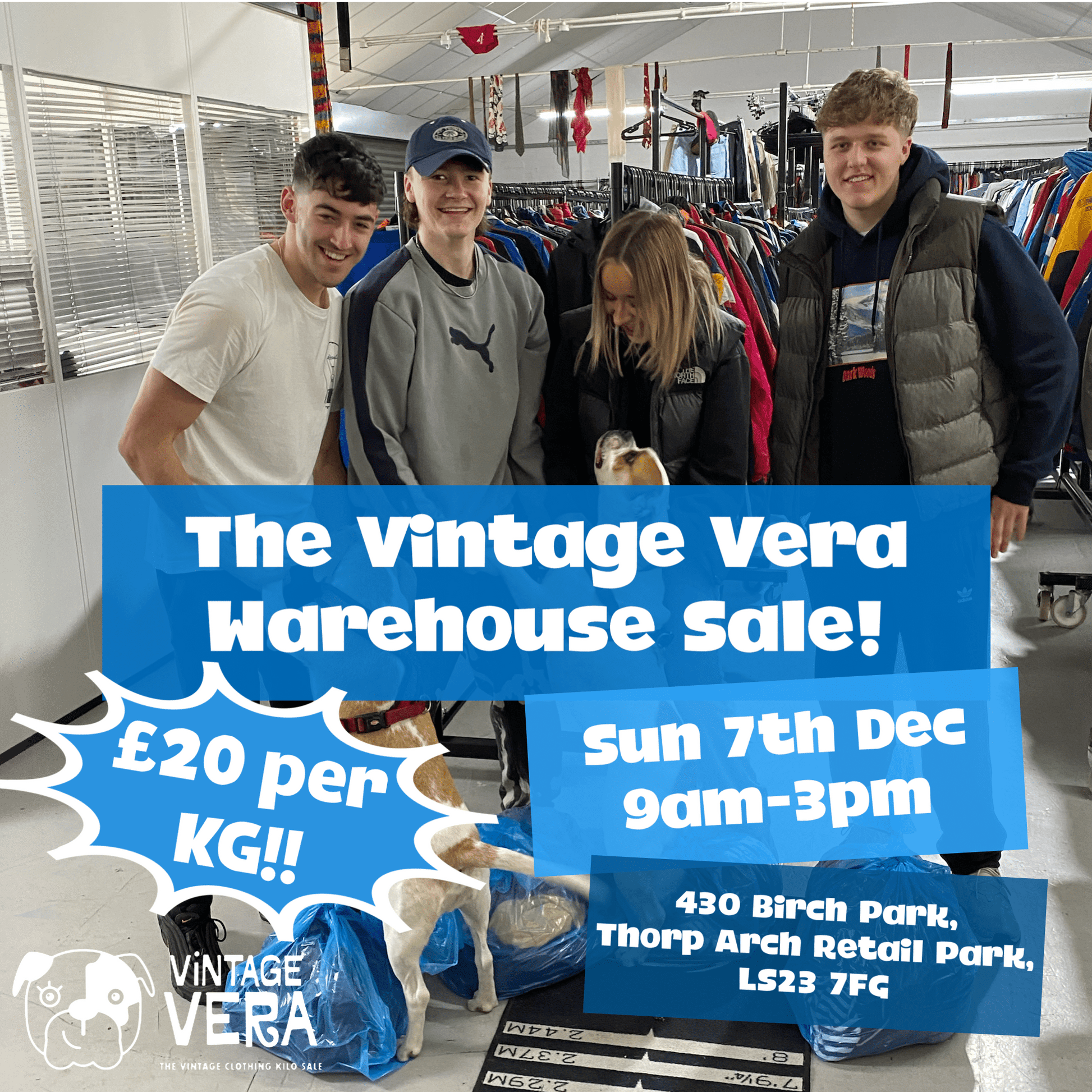 Wetherby - Warehouse Vintage Kilo Sale! 7th December - VintageVera