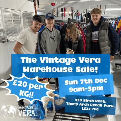 Wetherby - Warehouse Vintage Kilo Sale! 7th December - VintageVera
