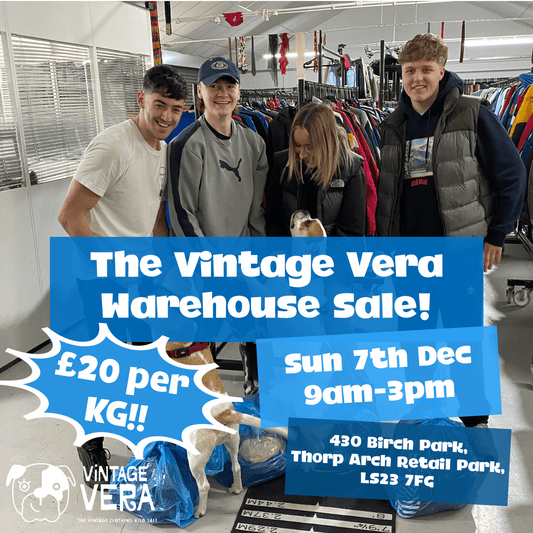 Wetherby - Warehouse Vintage Kilo Sale! 7th December - VintageVera