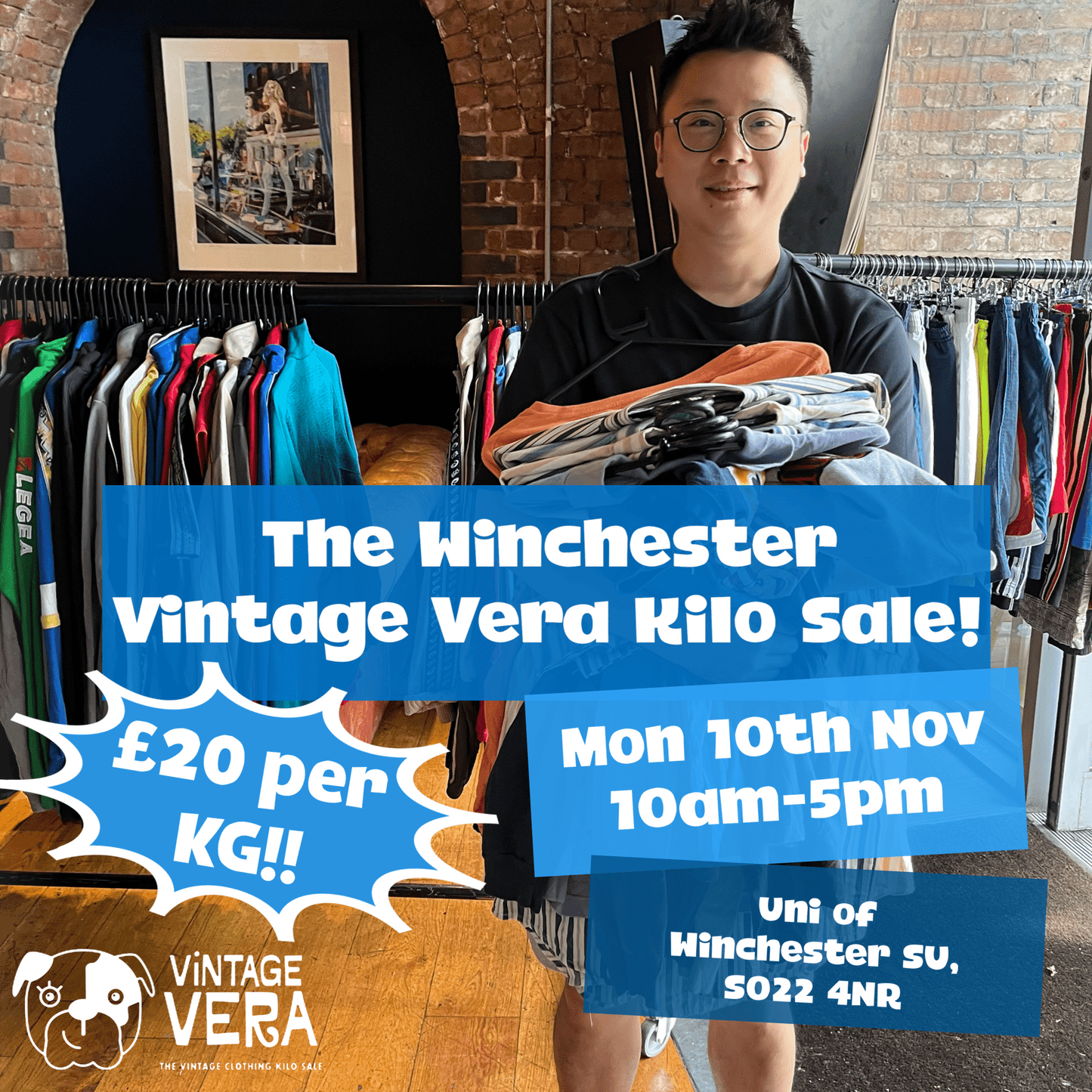 Winchester - Vintage Kilo Sale! 10th November - VintageVera