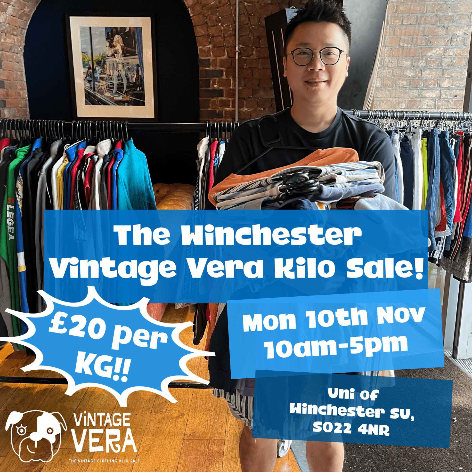 Winchester - Vintage Kilo Sale! 10th November - VintageVera