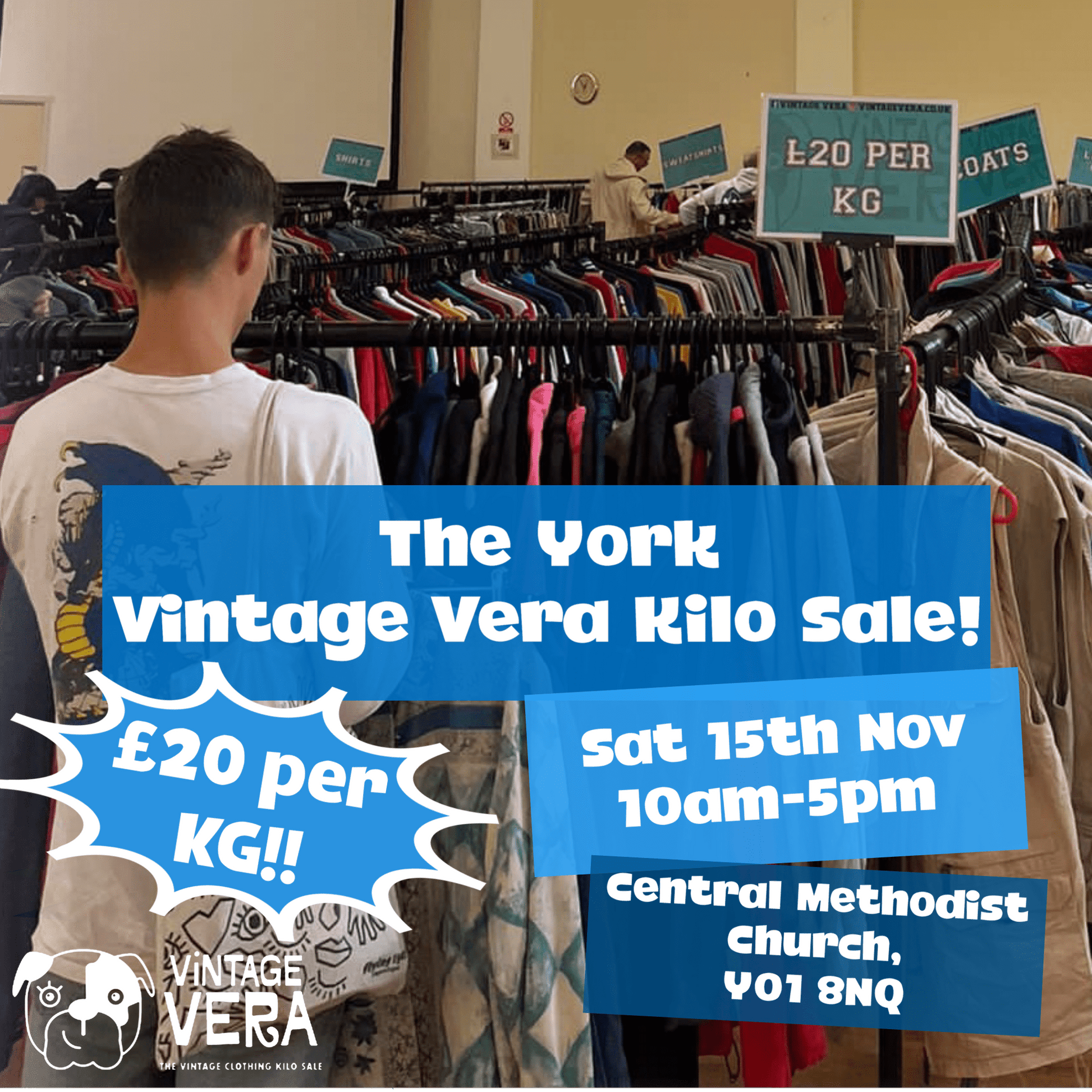 York - Vintage Kilo Sale! 15th November - VintageVera