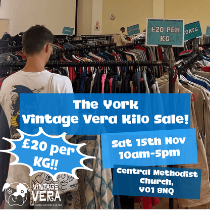 York - Vintage Kilo Sale! 15th November - VintageVera