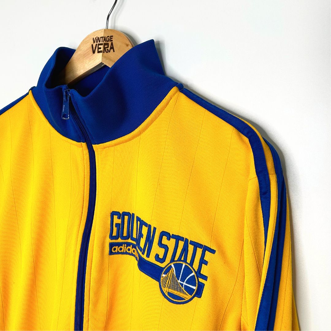 adidas Golden State Warriors ジャージ Mサイズ Rare 2014 Adidas Originals Golden State Warriors Track Jacket