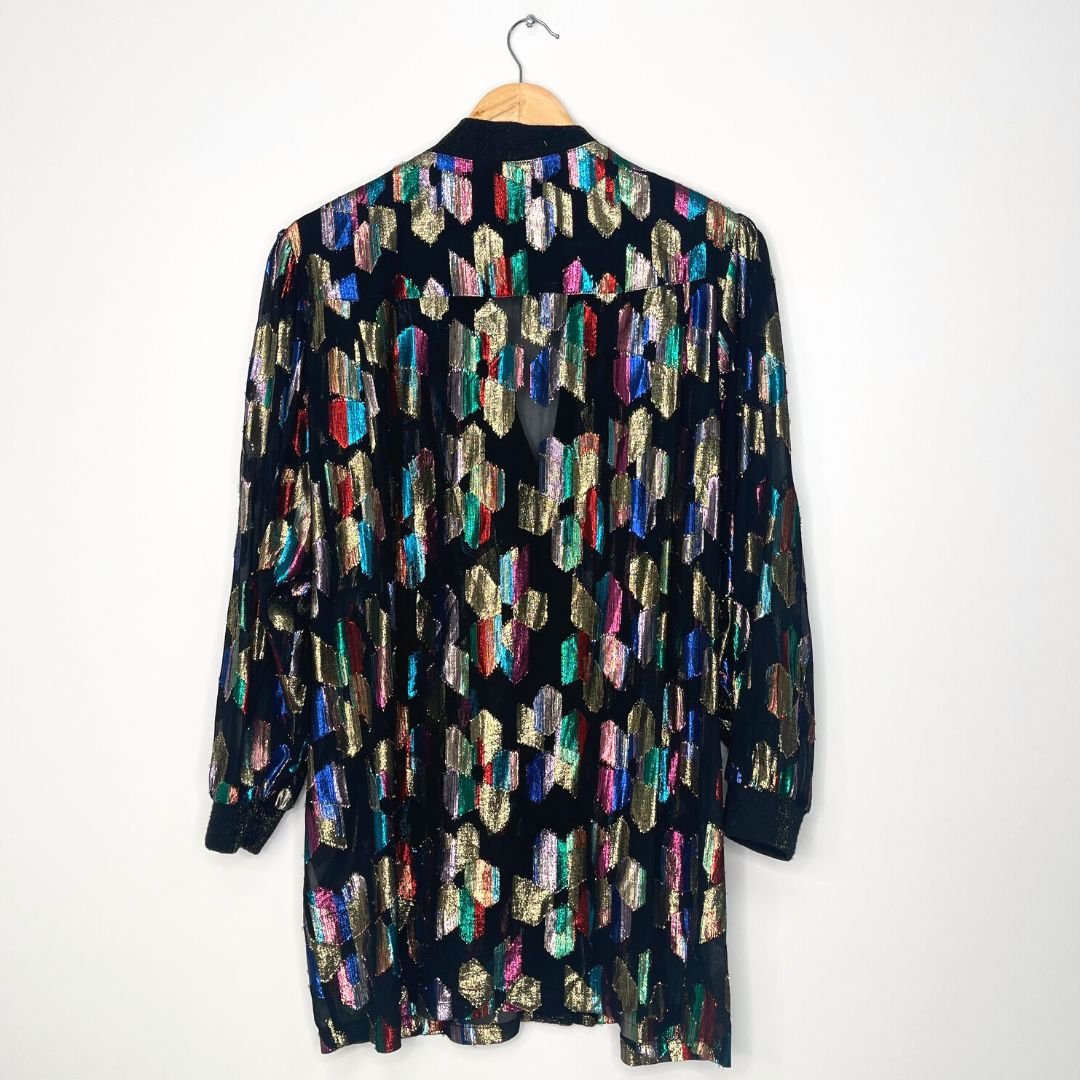 70s Sparkle Blouse - VintageVera