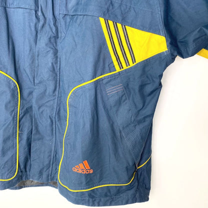 Adidas Navy/Yellow Coat - VintageVera