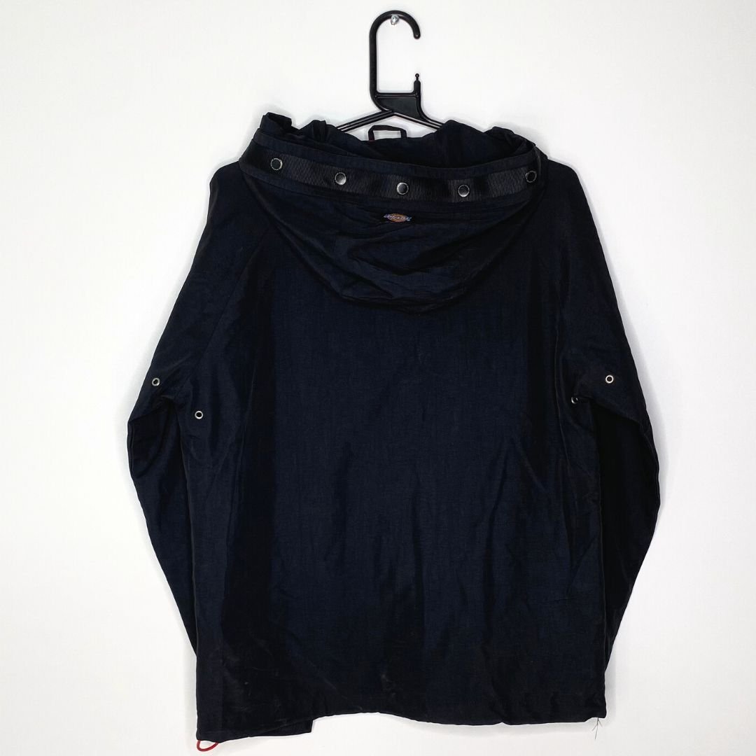 Black Dickies Popper Hood Coat - VintageVera