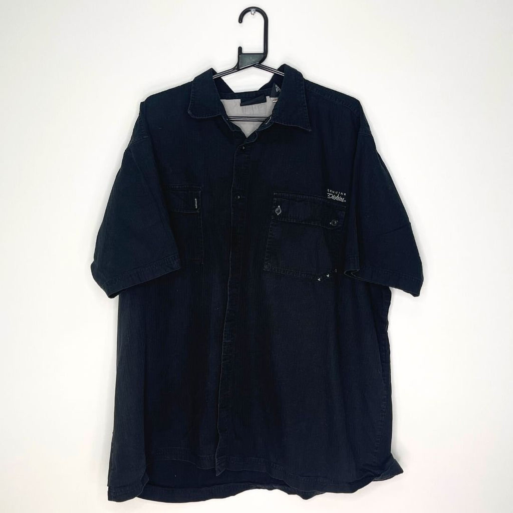 Black Dickies Short Sleeved Shirt - VintageVera