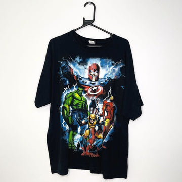 Black Marvel T-Shirt - VintageVera