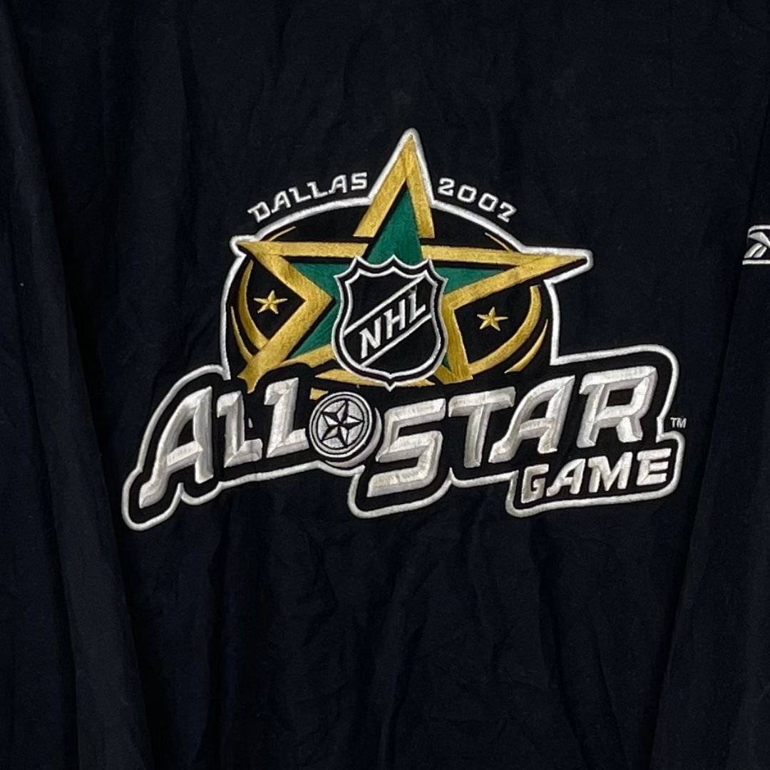Black NHL Allstars 2007 Reebok Track Jacket - VintageVera
